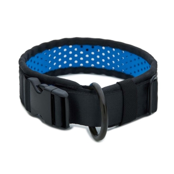 SOFTY Halsband | Länge: 50-56cm | Breite: 5,1cm | Farbe: schwarz/blau